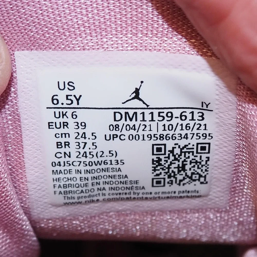Air Jordan 6-17-23 GS Elemental Pink Vivid Green DM1159-613 Youth 6.5 Women 8